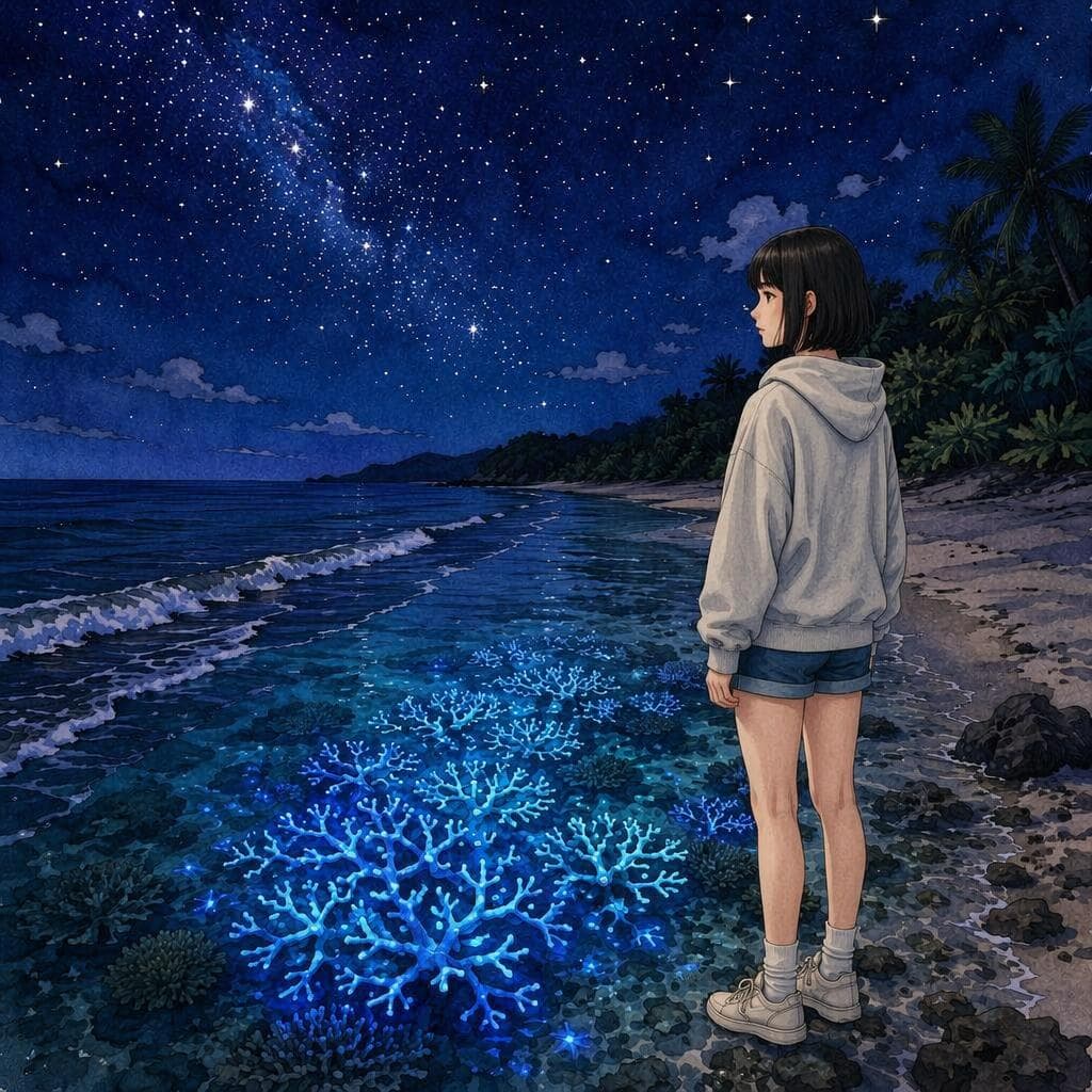 奄美大島の夜に光るサンゴ — A1 Nature & Adventure história japonesa