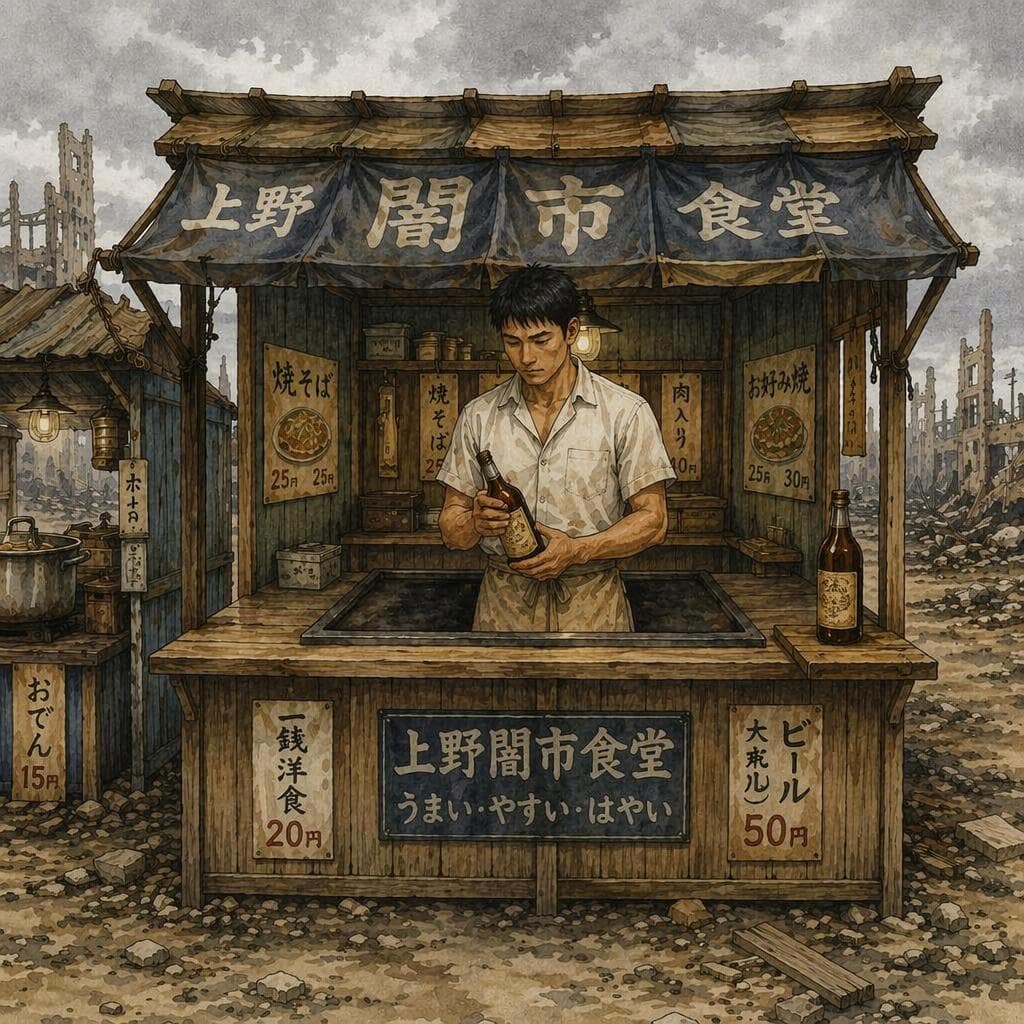 戦後の闇市で生まれたソース焼きそば — B2 Food & Cuisine história japonesa