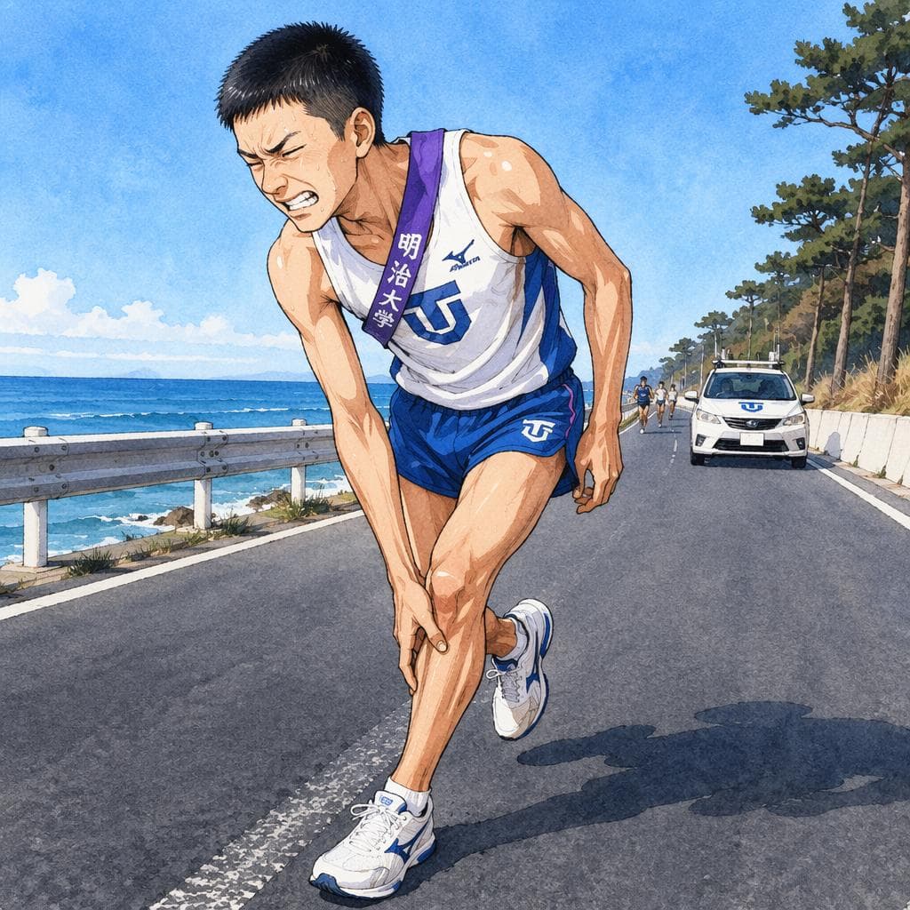 箱根駅伝で棄権を拒んだ四区のランナー — B2 Sports história japonesa