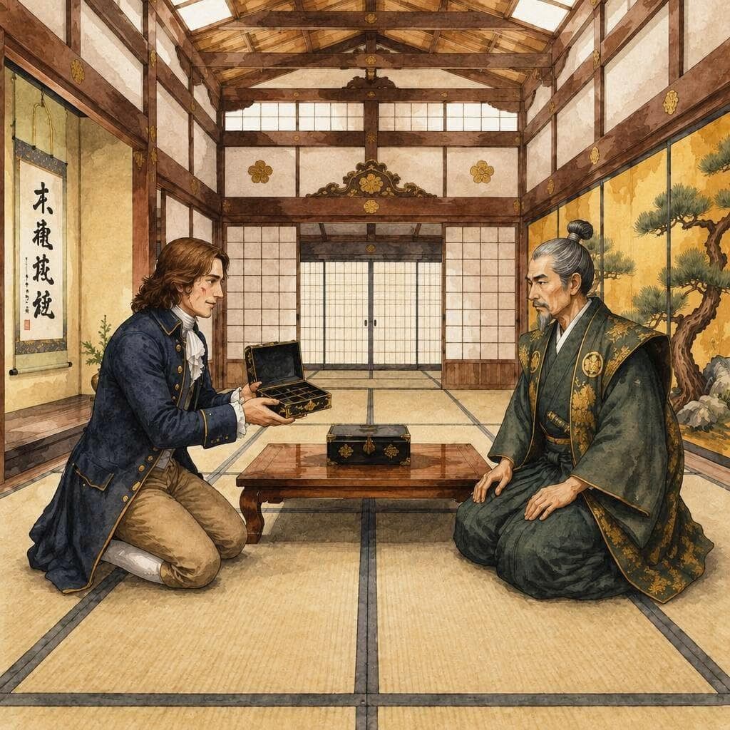 将軍が初めて食べたチョコレート — A0 History história japonesa