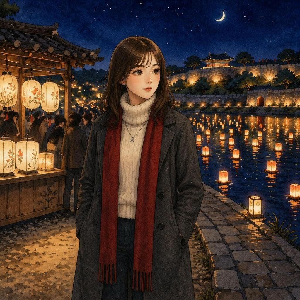 The Lantern That Floated Farthest at Jinju — Histoire coréenne A2 Culture & Travel
