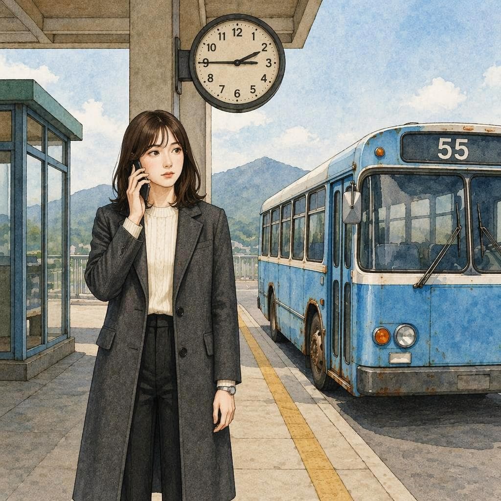 The Last Bus Over Mireuksan Before the New Road — Histoire coréenne B1 Culture & Travel