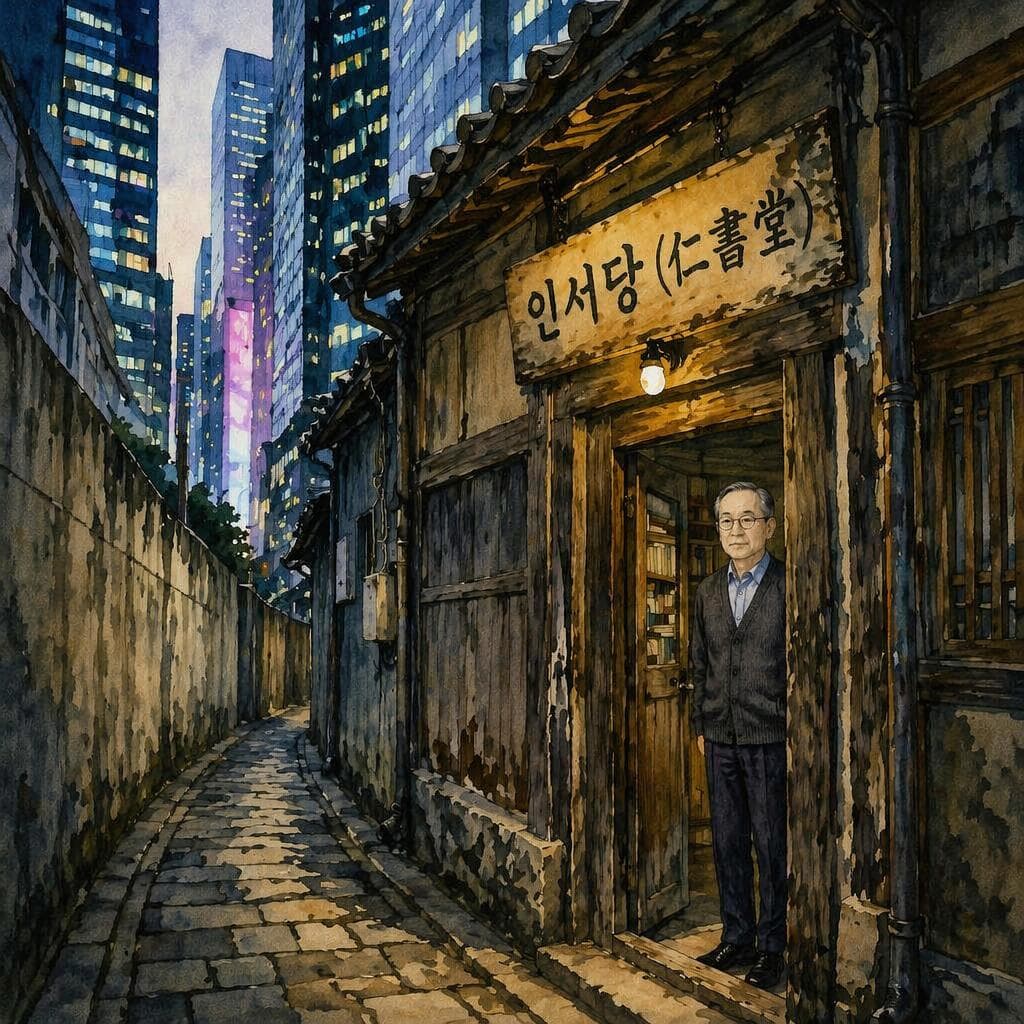 غلاف لـ The Jongno Bookshop That Stopped Ordering New Stock