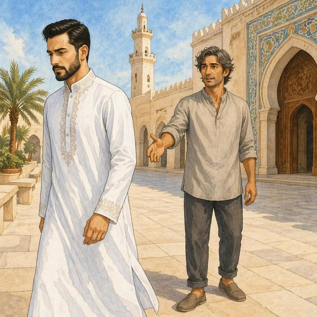 الصديقان اللذان لم يتصافحا في العيد — A2 histoire arabe Relationships & Drama