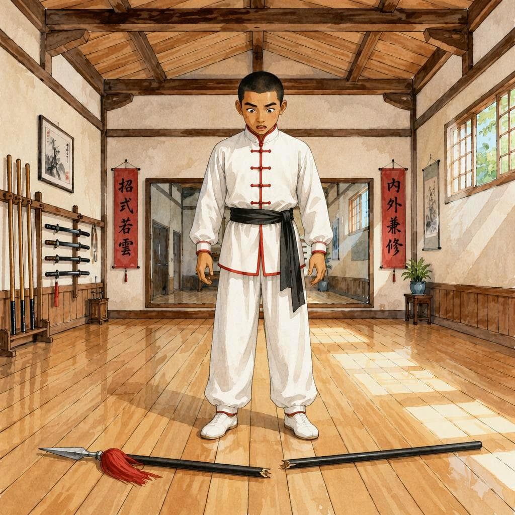 武术比赛前折断的那杆枪 — A1 Sports histoire chinoise
