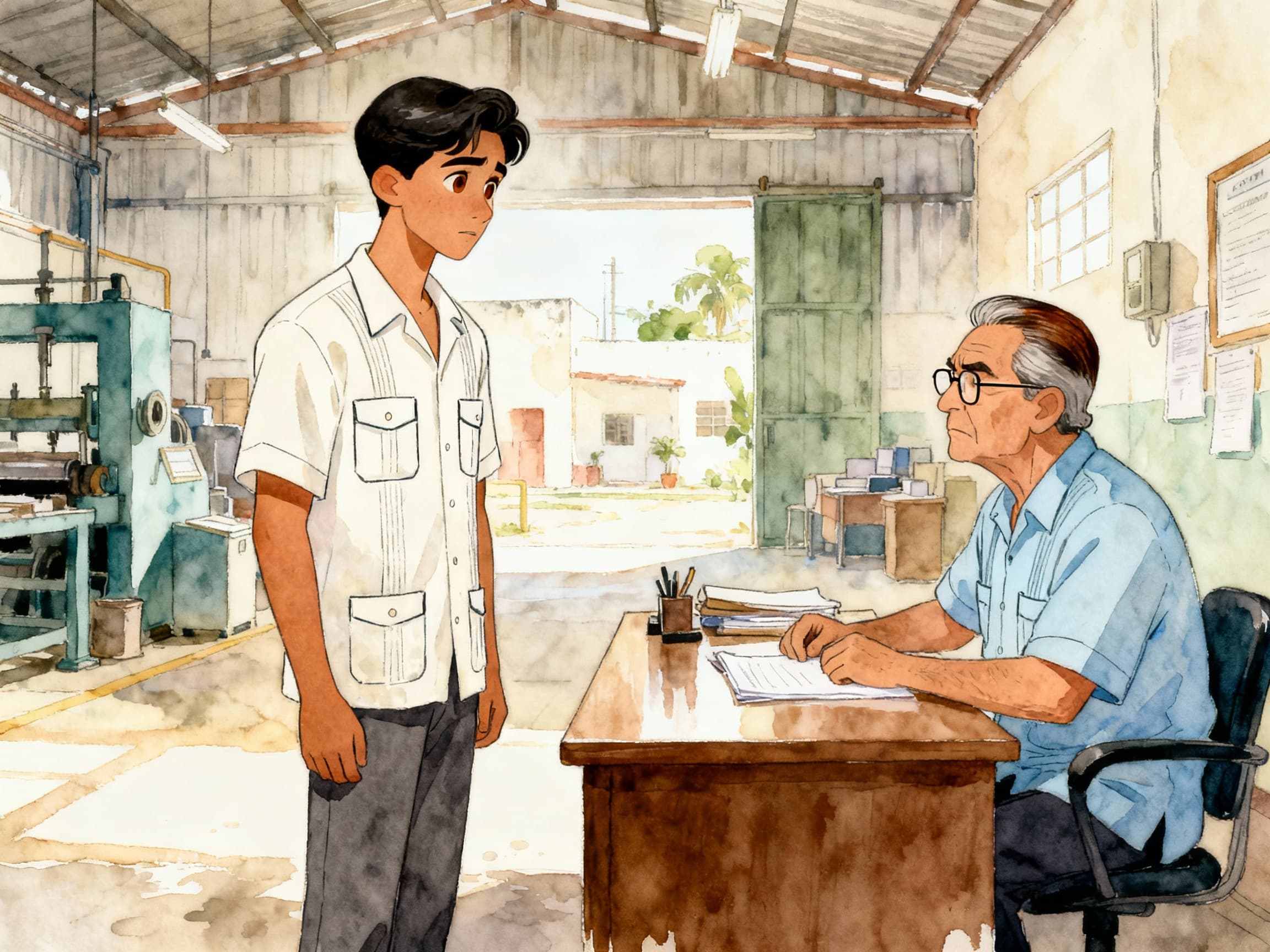 Couverture de La entrevista de trabajo en una fábrica de guayaberas: ¿Cómo convencer al jefe con estilo?