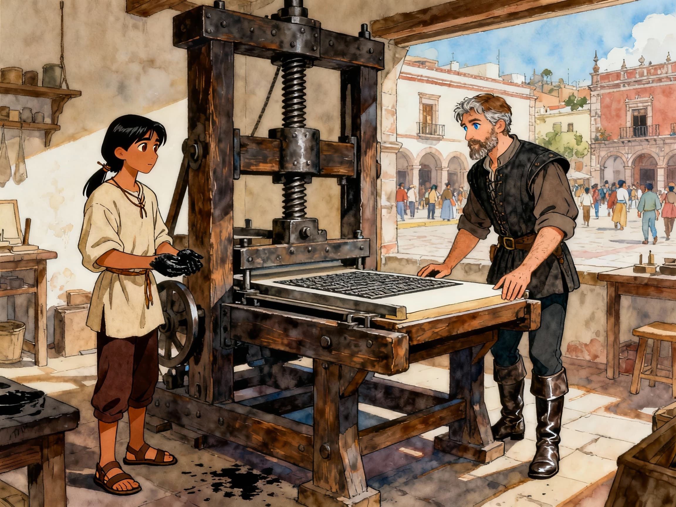 Cover for La primera imprenta de América: ¿Cómo cambió la historia de México un libro antiguo?