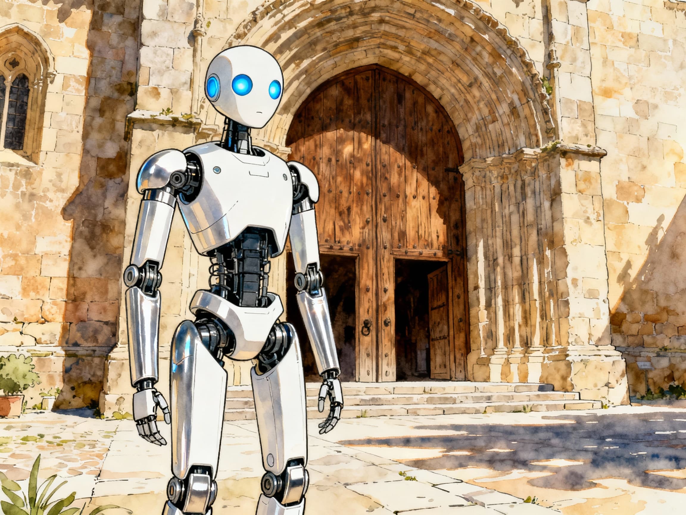 Couverture de ¿Por qué un robot quiere ser monje en el Monasterio de Silos? Un encuentro entre tecnología y canto gregoriano