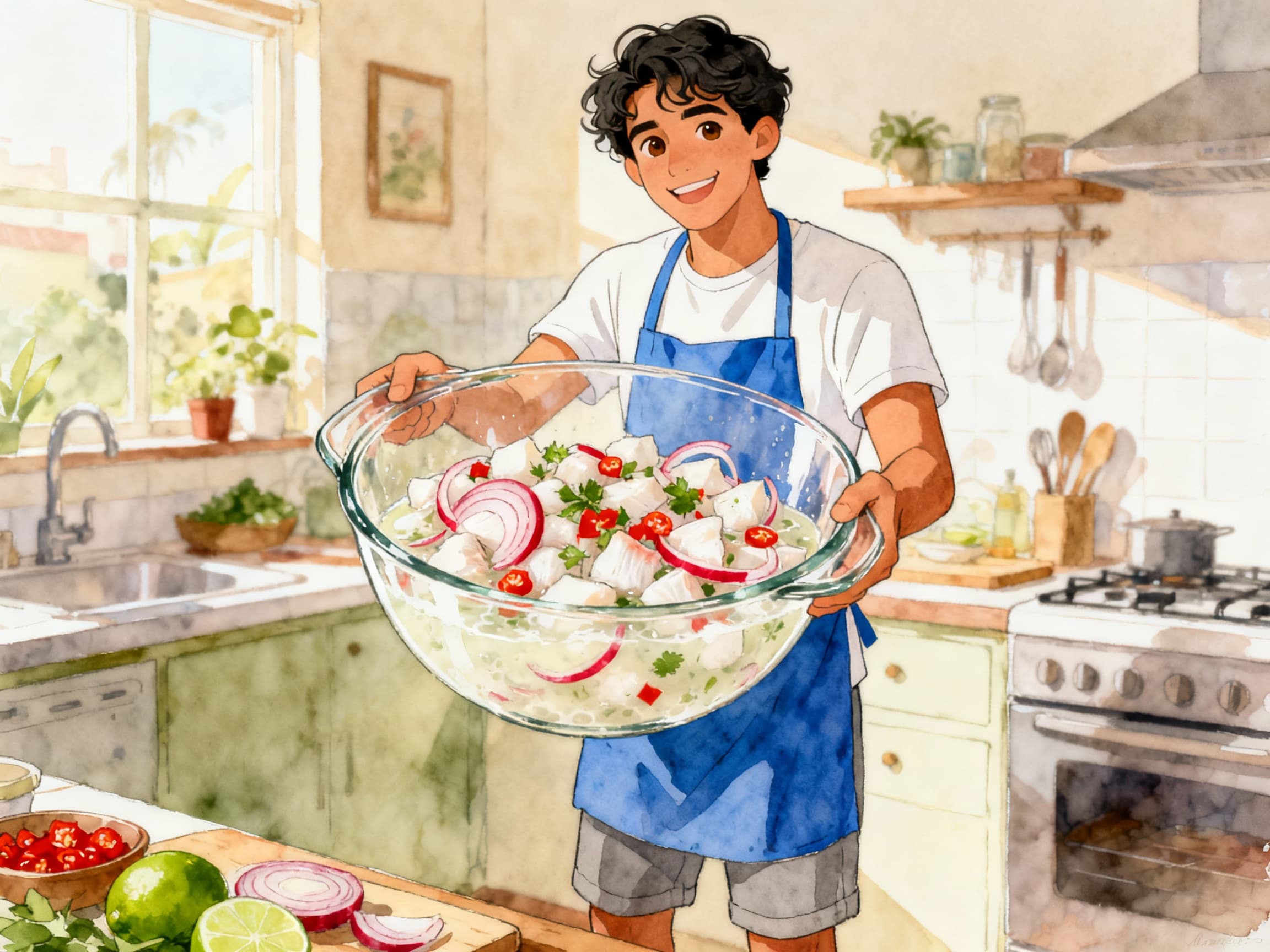 Cover for Preparando Ceviche: Un Sabor Fresco del Mar Peruano