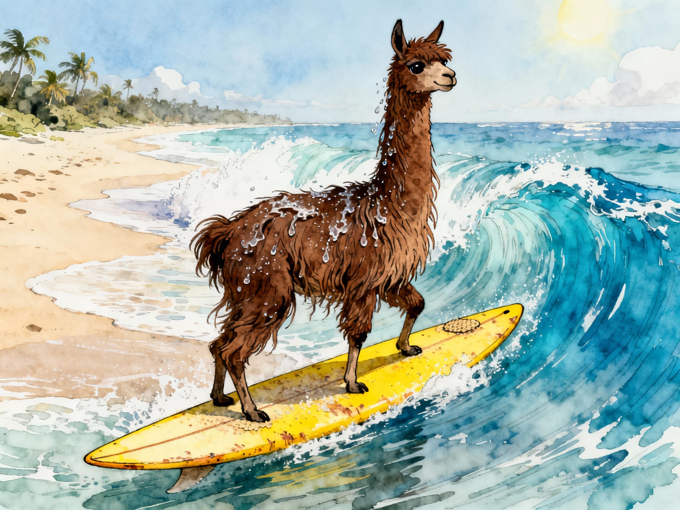 Cover for ¿Quién le enseñó a surfear a las alpacas? Una mañana extraña en la playa de Máncora