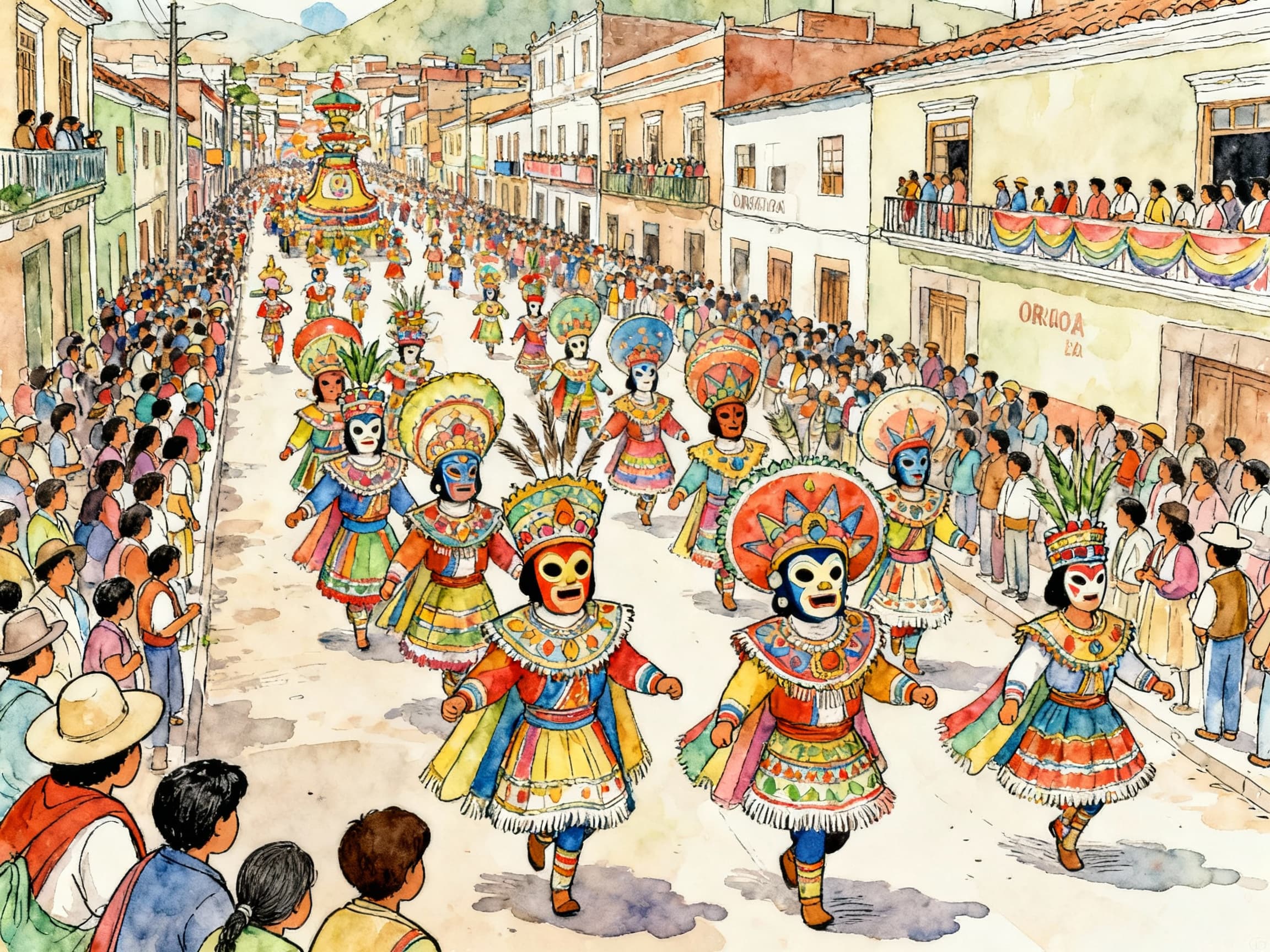 Cover for ¿Quién se robó los colores del carnaval de Oruro?