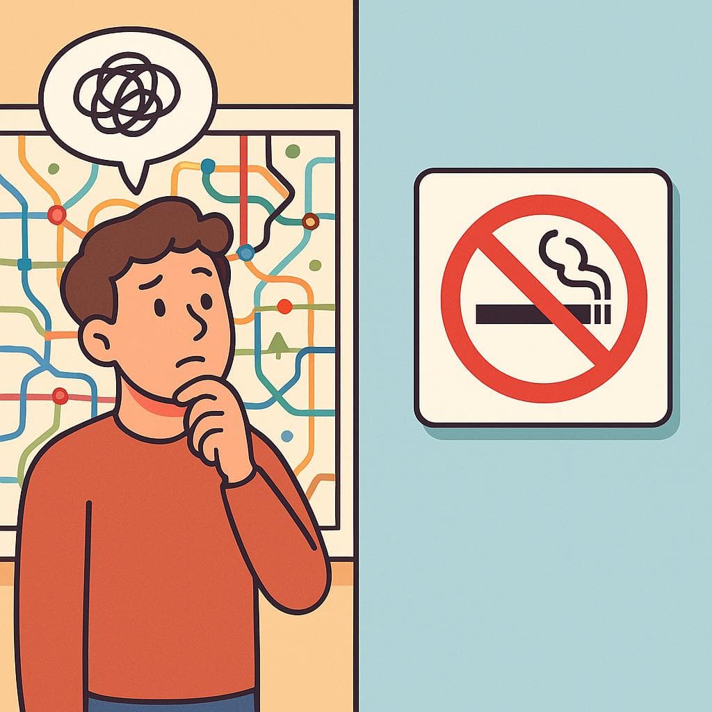 Split-screen showing 'uno' (personal experience) vs 'se' (impersonal rule).