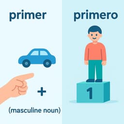Primero vs Primer