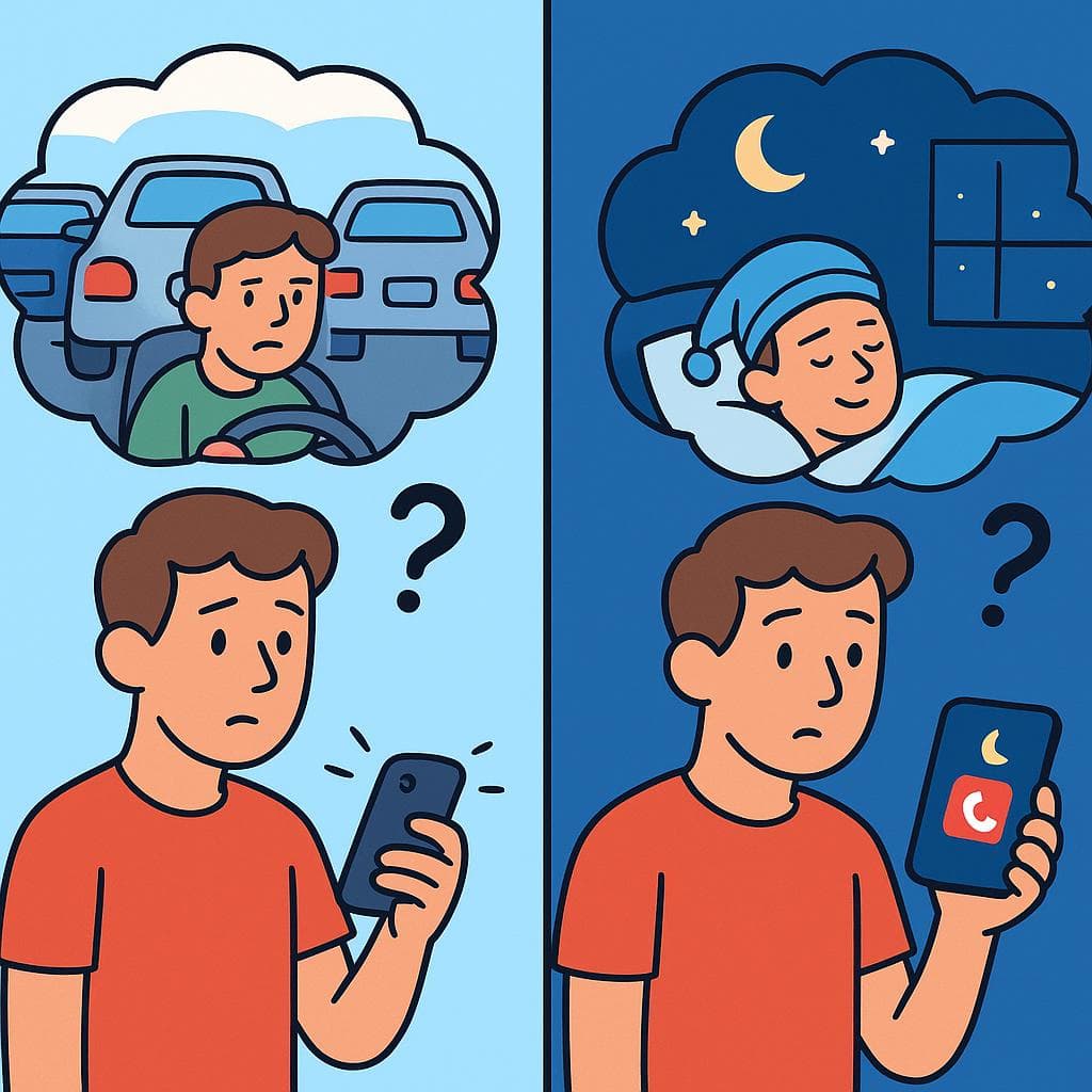 A split-screen showing the future tense used to guess about the present, and the conditional tense used to guess about the past.