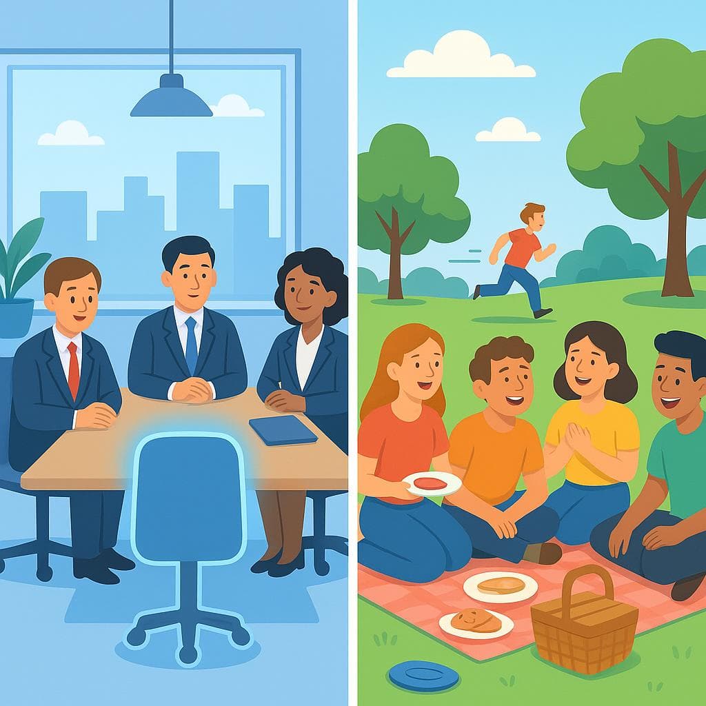 A visual comparison of 'excepto/salvo' vs 'menos'.