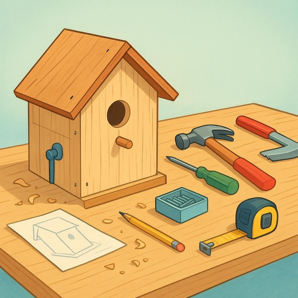 A construction site where a brick wall is half-finished. Tools are neatly stacked and unused next to the unfinished section, indicating the building process has been temporarily suspended.