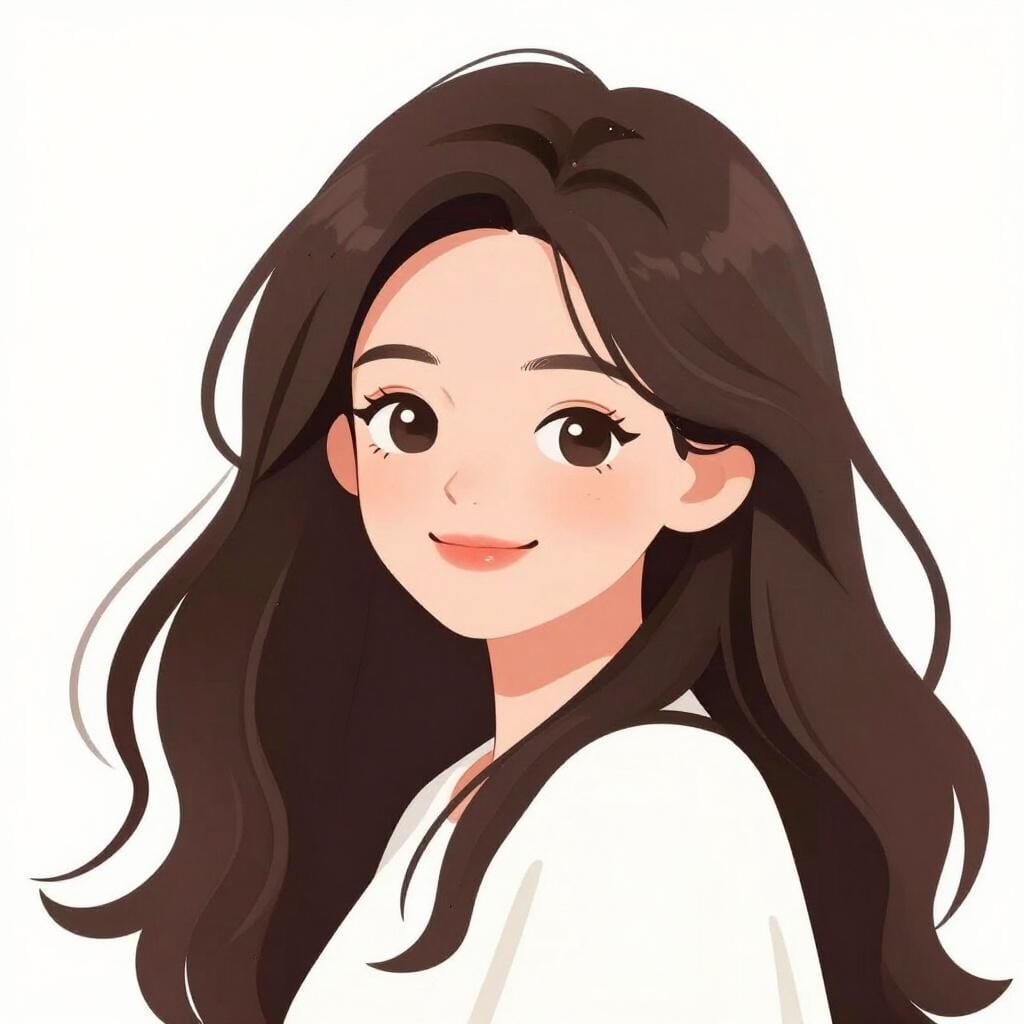 A portrait of a young woman with a bright smile and vibrant features, illustrating attractiveness.