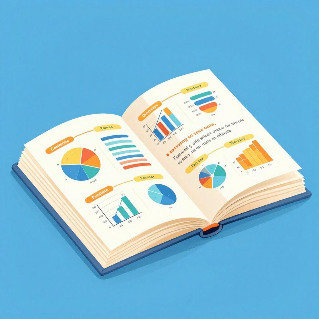 A thick book open to the very back pages, showing extra charts and supplementary information.