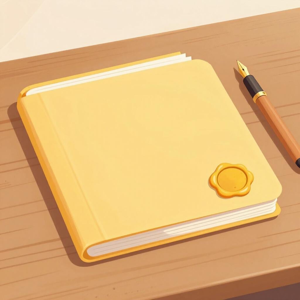 A thick paper document with a golden seal on a wooden desk, representing a formal expert report.