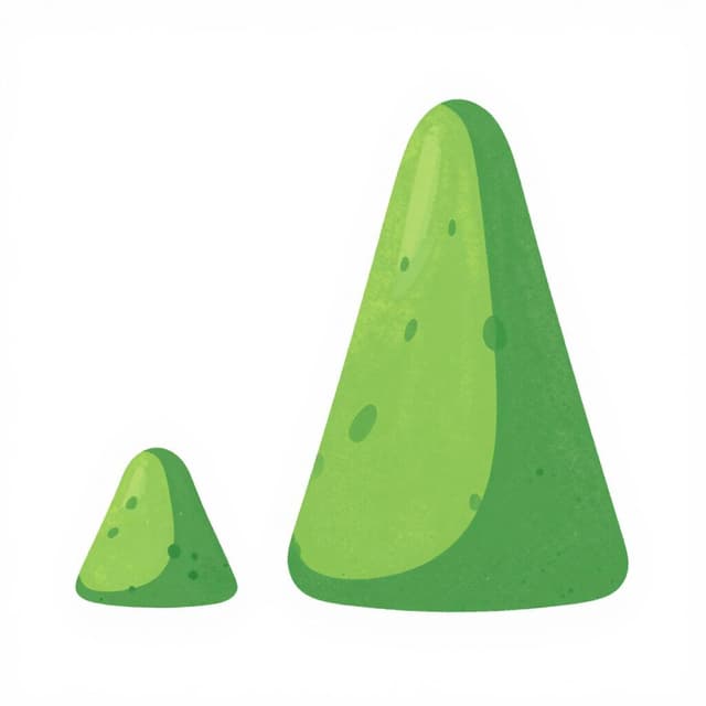 A small square photo of a mountain landscape being placed next to a much larger version of the same photo.
