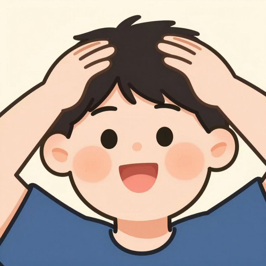 A friendly person smiling and nodding their head in agreement.