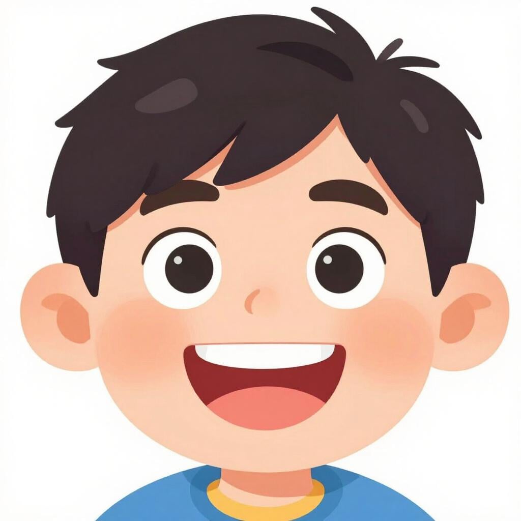 Une jeune personne joyeuse avec un grand sourire chaleureux sur son visage.