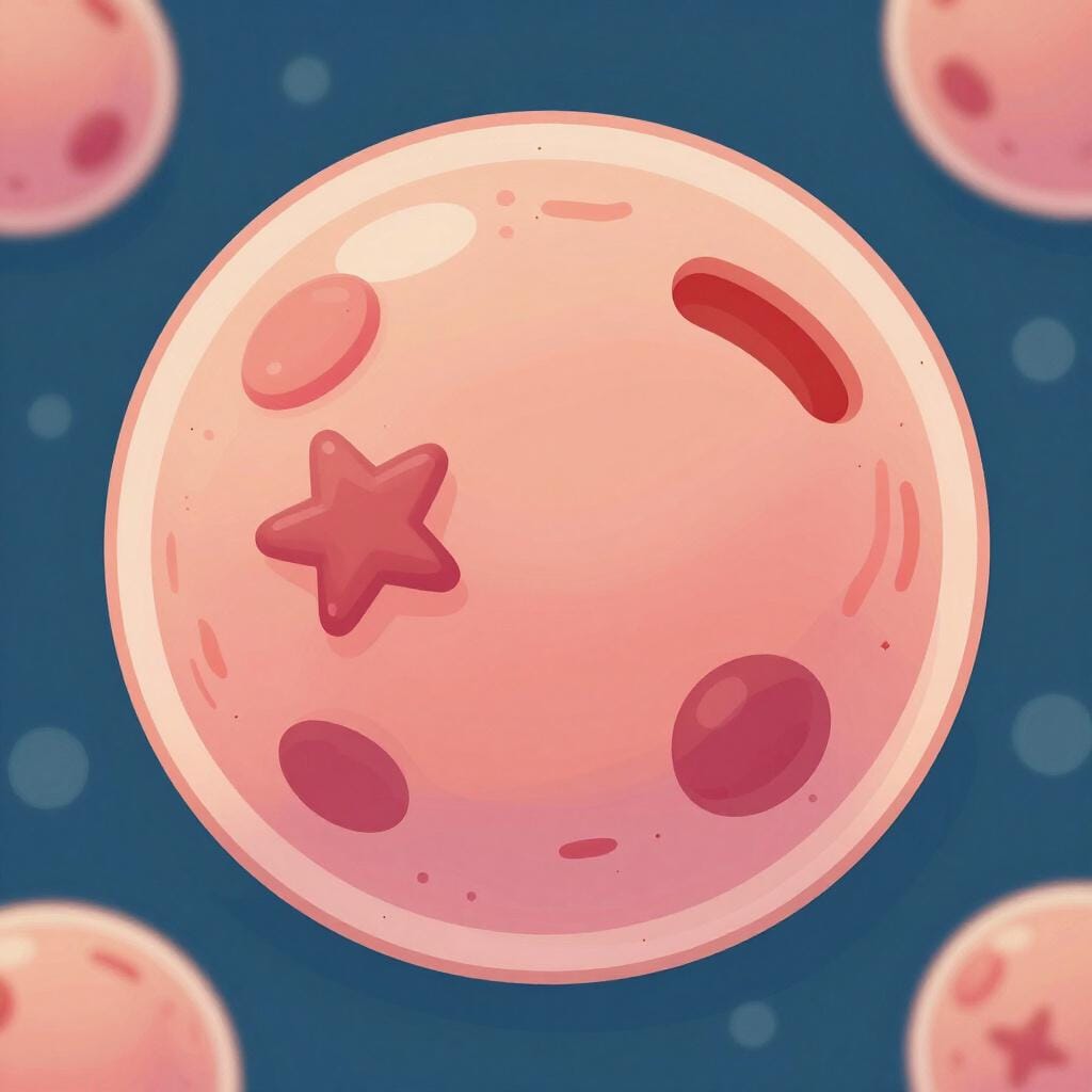 A simplified close-up of a cell surface with a specific shape acting as a landing spot for a molecule.