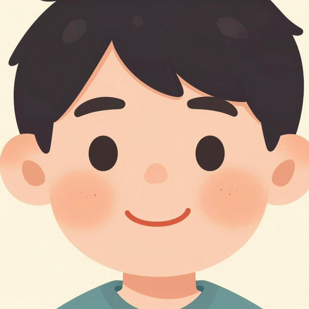 Un gros plan doux et serein d'un visage humain souriant avec un éclairage doux.