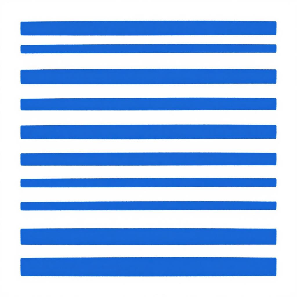 A block of text represented by simple horizontal lines, where the first line is shifted to the right.