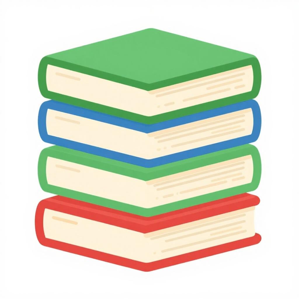 A stack of three separate thin books with matching covers, representing a story in installments.