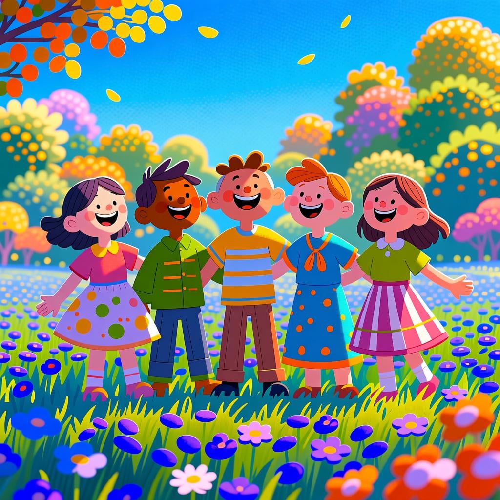 A small, diverse group of five individuals standing together, illustrating the concept of multiple people.