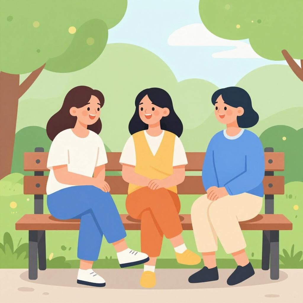 A group of young women laughing together outdoors.