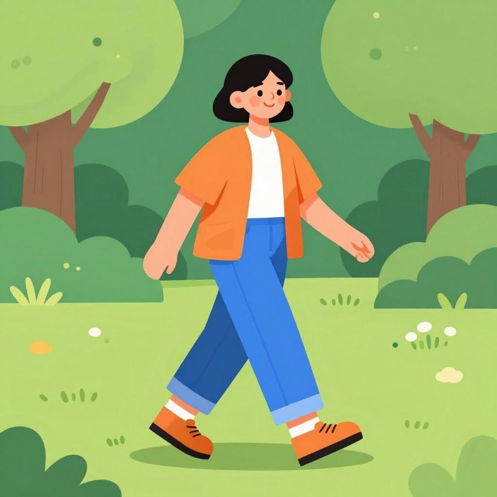 明るい笑顔でスタイリッシュな服を着て自信を持って歩く人。