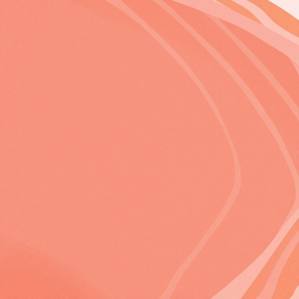 A solid, bright pinkish-orange rectangular block.