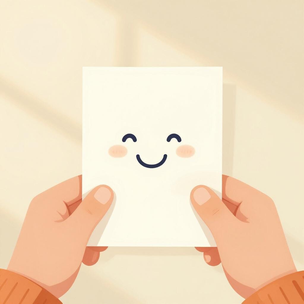 A person happily opening a colorful envelope with a letter inside, showing a sense of excitement for the news.