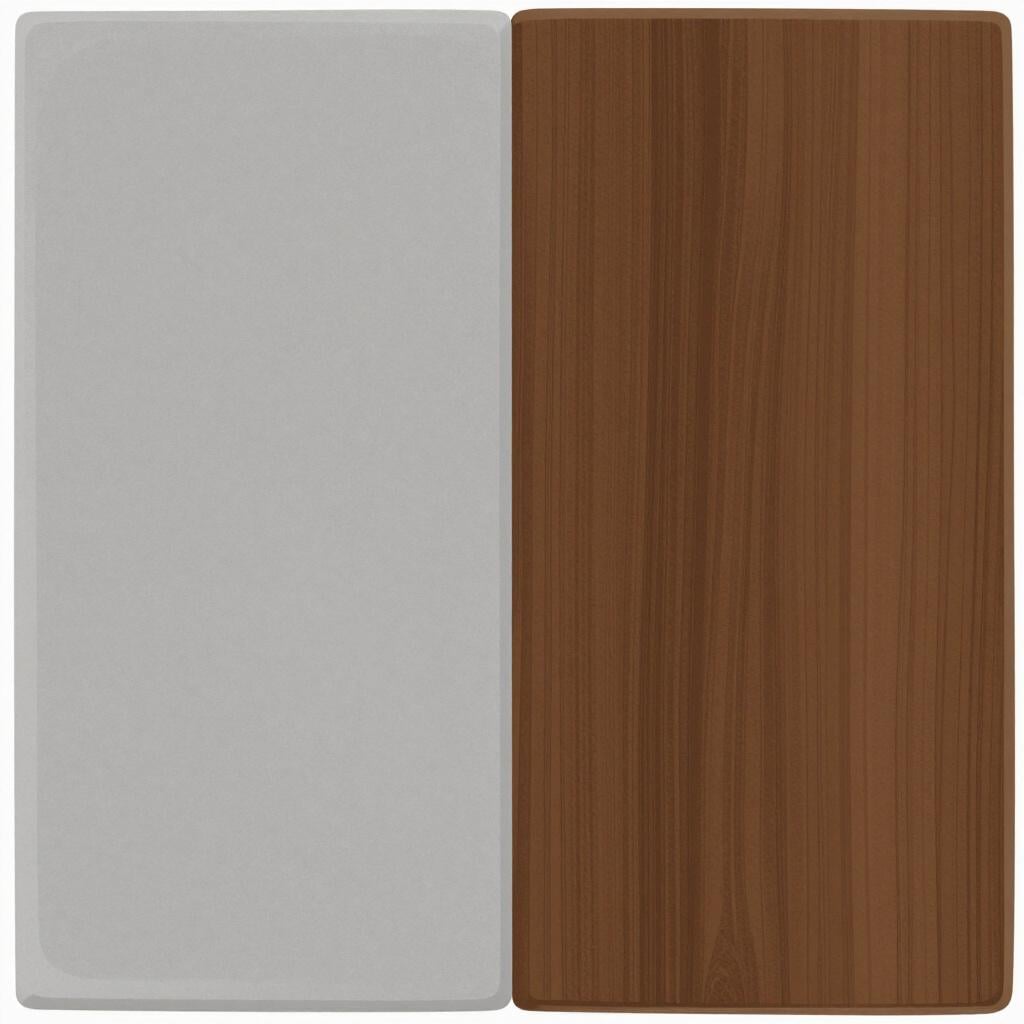 A close-up of a high-quality ceramic tile that looks exactly like dark oak wood grain.