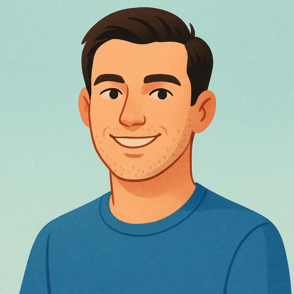 A portrait of a smiling, well-dressed young man looking directly forward.