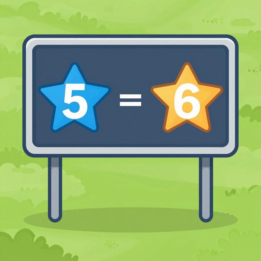 Un campo da calcio verde con un grande tabellone segnapunti che mostra simboli per i gol.