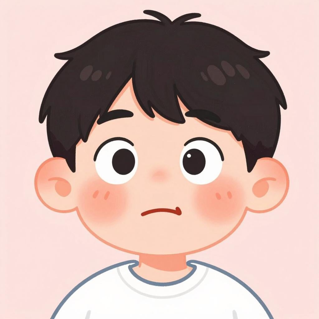 頬が赤く染まり、目が輝いていて、心地よい慌てぶりを見せている人。