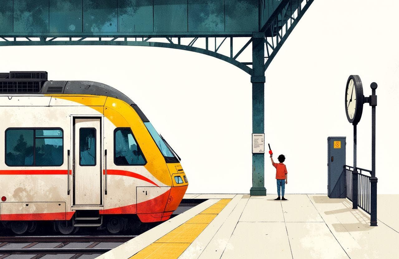 la estación de tren