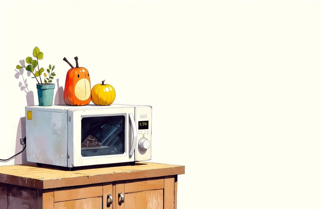 el microondas