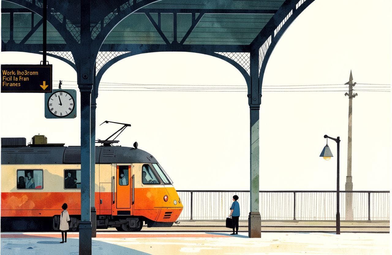 la estación de tren