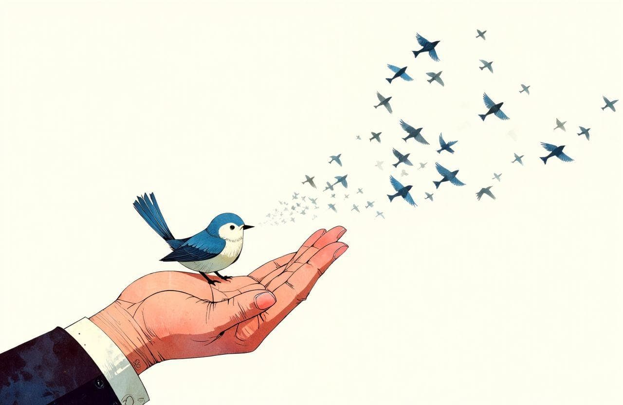 Más vale pájaro en mano que ciento volando.