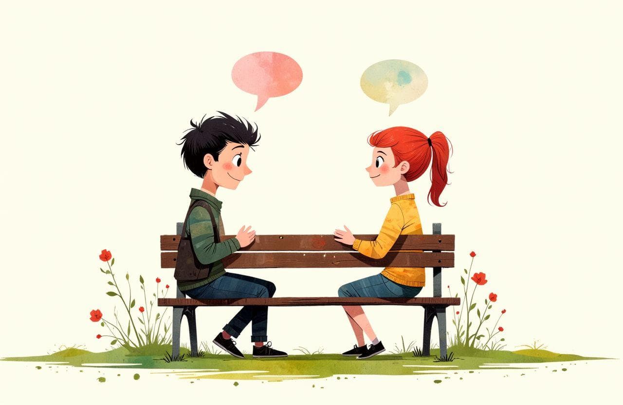 entablar conversación