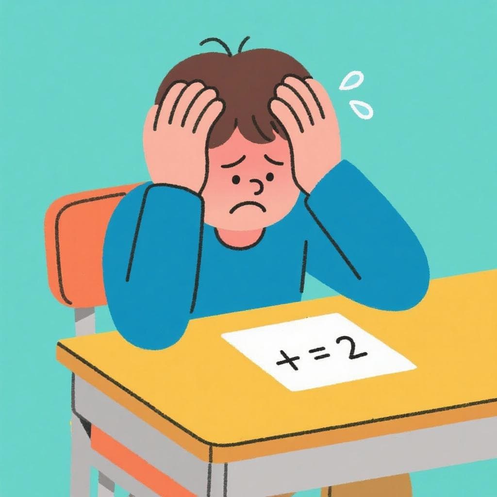 The actual meaning of the idiom, showing a person overreacting to a simple task.