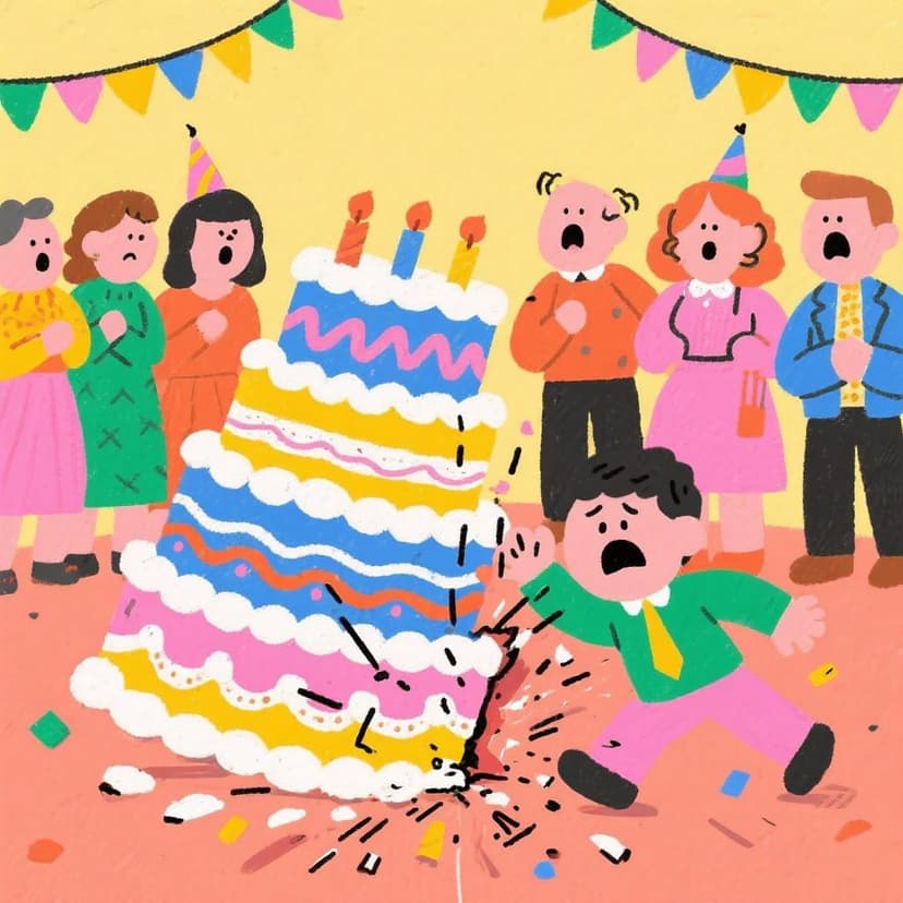 Illustration of Spanish idiom Liarla parda