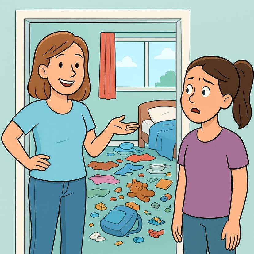 Illustration of Spanish idiom No hay peor ciego que el que no quiere ver