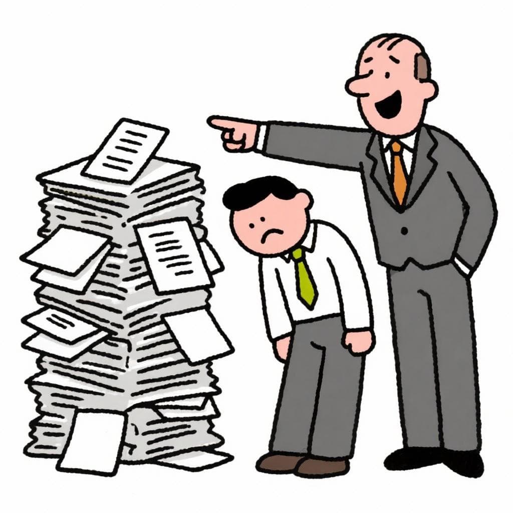 The figurative meaning of 'bajarse los pantalones', showing a person reluctantly agreeing to an unreasonable demand.