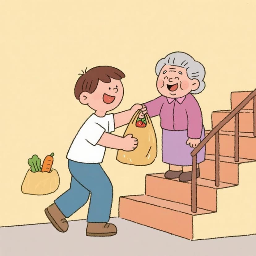 Illustration of Spanish idiom Ser un trozo de pan