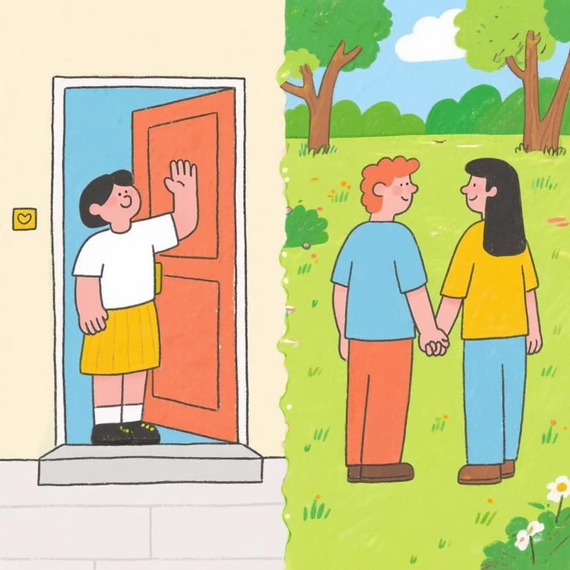 Illustration of Spanish idiom Poner los cuernos